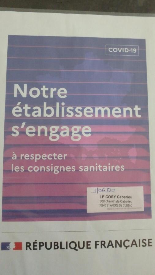 Bed and Breakfast Le Cosy Cabarieu Saint-André-de-Cubzac Exterior foto